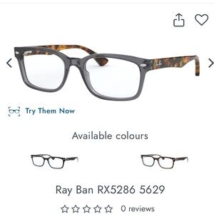 Ray Ban 5286 5629. Frames only.